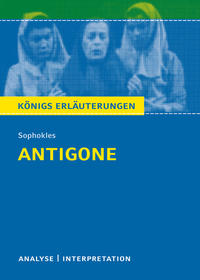 Vorderes Coverbild Antigone von Sophokles