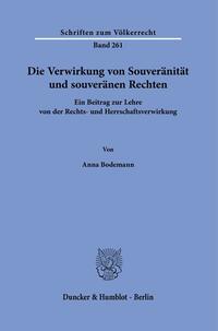 Vorderes Coverbild Die Verwirkung von Souveränität und souveränen Rechten