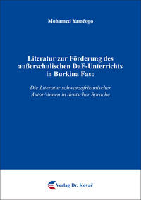 Vorderes Coverbild Literatur zur Förderung des außerschulischen DaF-Unterrichts in Burkina Faso