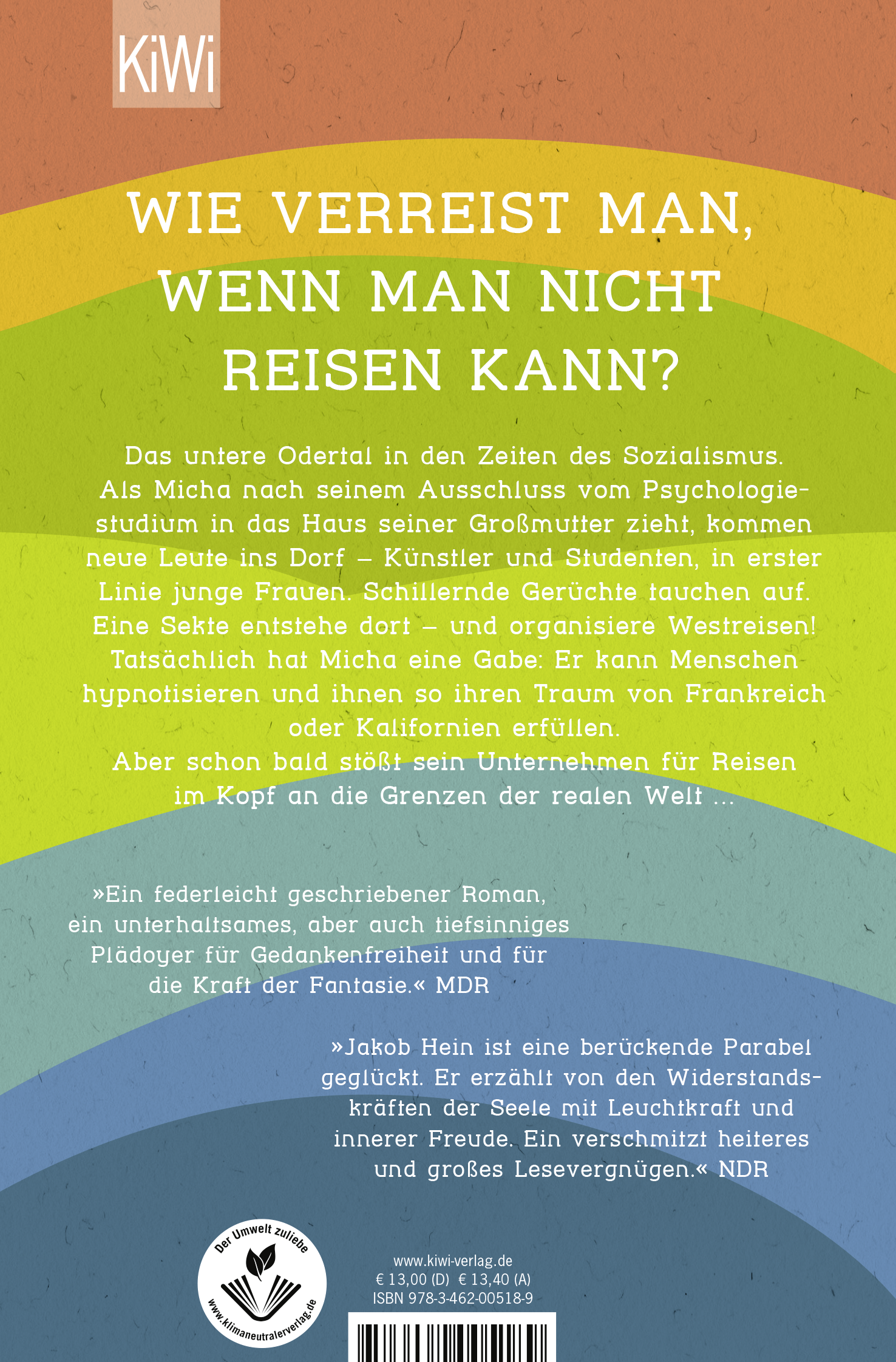 Rückseitencover Der Hypnotiseur oder Nie so glücklich wie im Reich der Gedanken