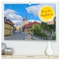 Vorderes Coverbild Burg bei Magdeburg (hochwertiger Premium Wandkalender 2025 DIN A2 quer), Kunstdruck in Hochglanz