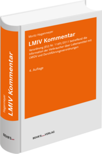 Vorderes Coverbild LMIV Kommentar - Auflage 2021