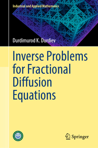 Vorderes Coverbild Inverse Problems for Fractional Diffusion Equations