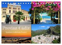 Vorderes Coverbild Provinz Cádiz - Spaniens südlichste Provinz (Tischkalender 2025 DIN A5 quer), CALVENDO Monatskalender