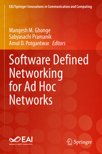 Vorderes Coverbild Software Defined Networking for Ad Hoc Networks