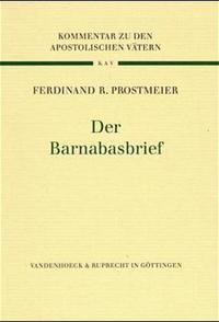 Vorderes Coverbild Der Barnabasbrief
