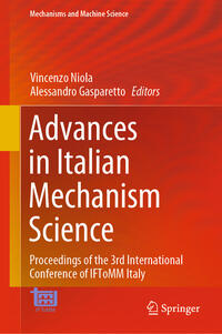 Vorderes Coverbild Advances in Italian Mechanism Science