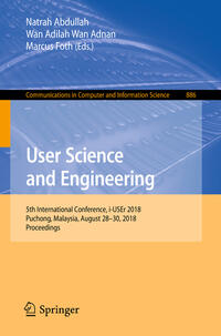 Vorderes Coverbild User Science and Engineering