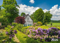 Vorderes Coverbild Bergisches Land 2026 Bildkalender A3 quer, spiralgebunden