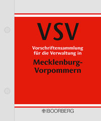 Vorderes Coverbild Vorschriftensammlung für die Verwaltung in Mecklenburg-Vorpommern (VSV)