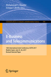 Vorderes Coverbild E-Business and Telecommunications