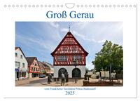 Vorderes Coverbild Groß Gerau vom Taxifahrer Petrus Bodenstaff (Wandkalender 2025 DIN A4 quer), CALVENDO Monatskalender