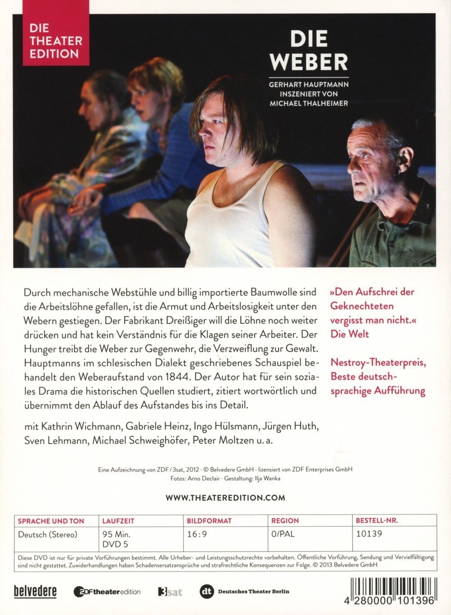 Rückseitencover Die Weber