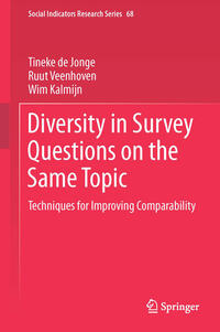 Vorderes Coverbild Diversity in Survey Questions on the Same Topic