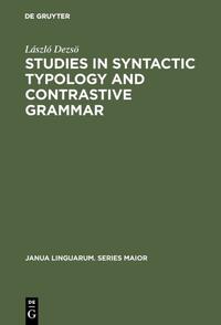 Vorderes Coverbild Studies in Syntactic Typology and Contrastive Grammar