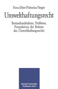 Vorderes Coverbild Umwelthaftungsrecht