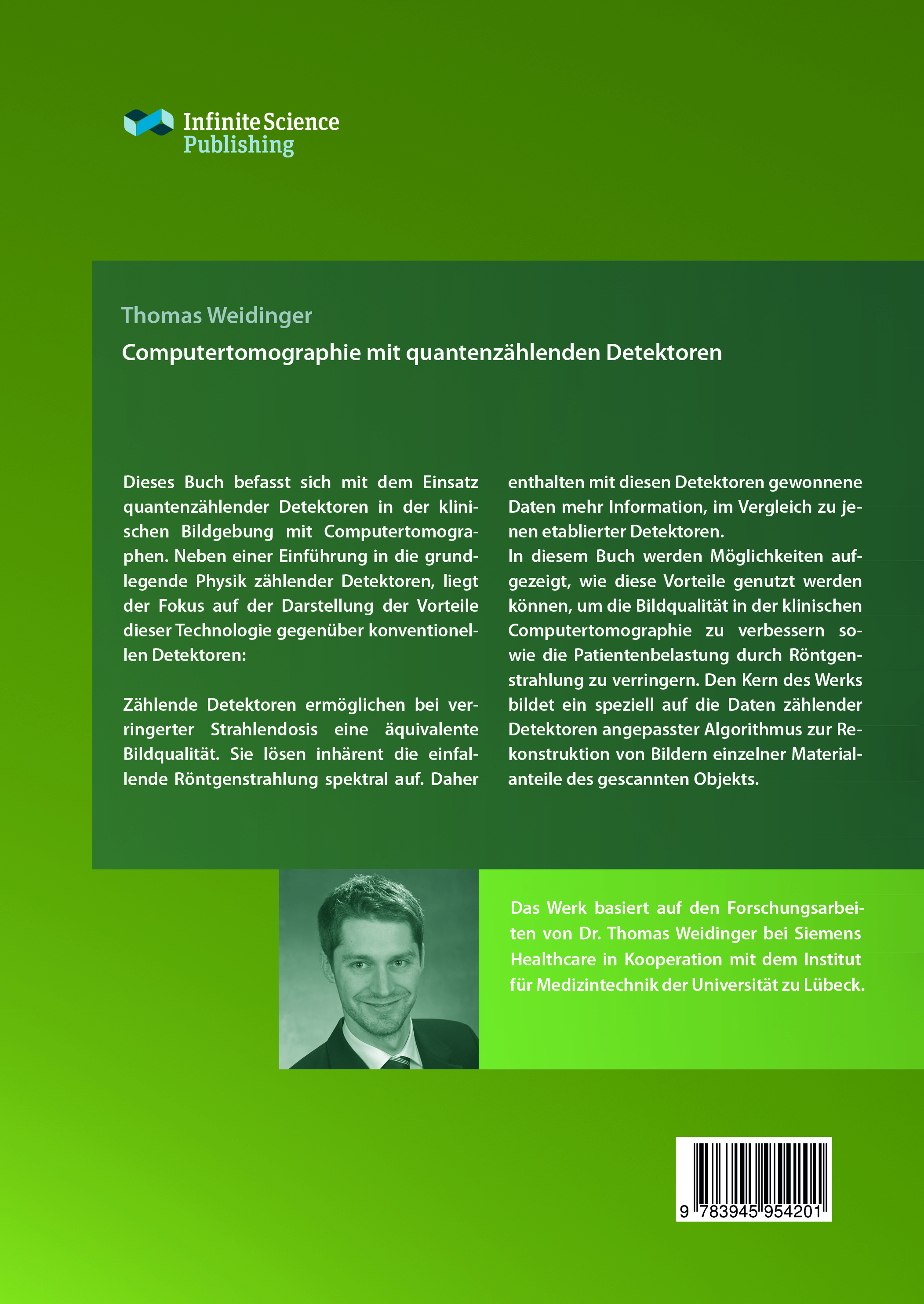 Rückseitencover Computertomographie mit quantenzählenden Detektoren