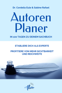 Vorderes Coverbild Autorenplaner