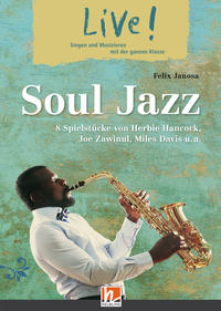 Vorderes Coverbild Live! Soul Jazz. Spielheft