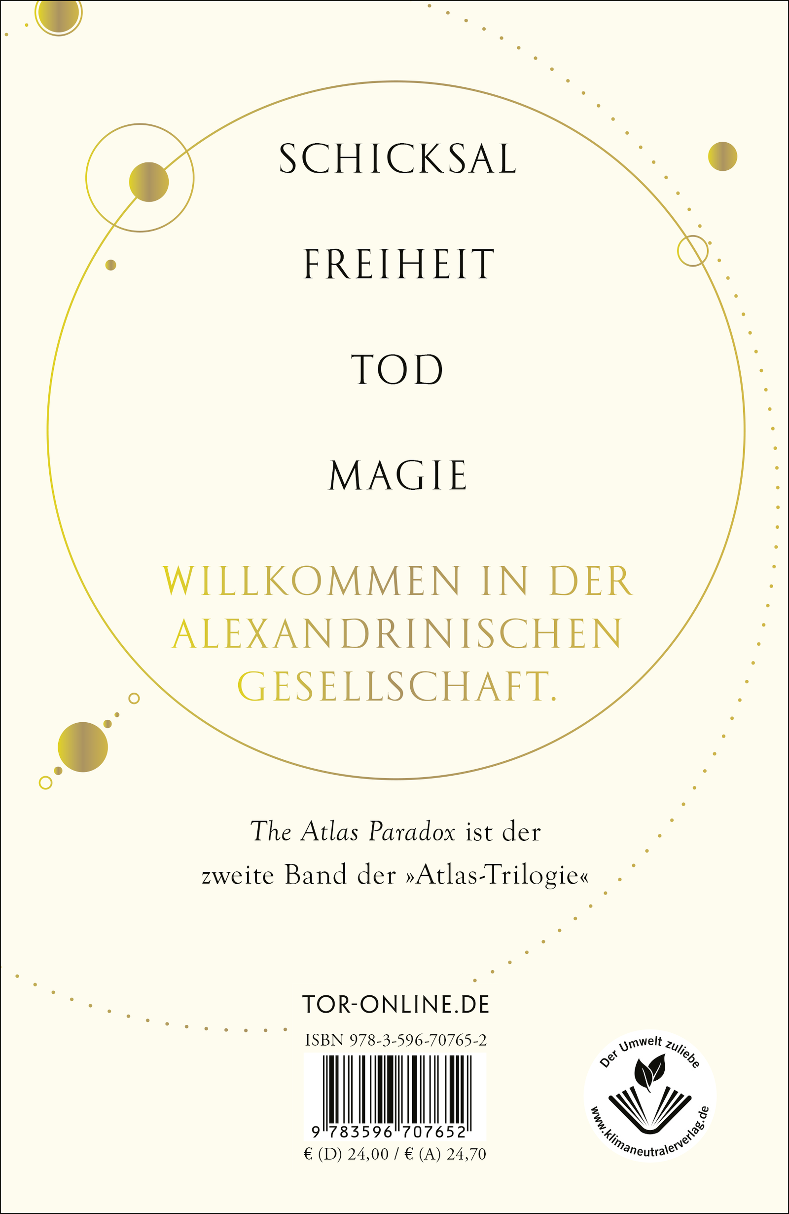 Rückseitencover The Atlas Paradox