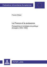Vorderes Coverbild La France et la puissance