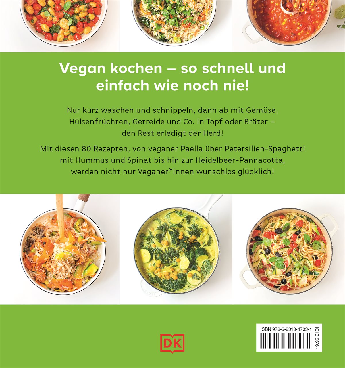 Rückseitencover Vegan One Pot