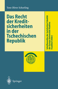 Vorderes Coverbild Das Recht der Kreditsicherheiten in der Tschechischen Republik