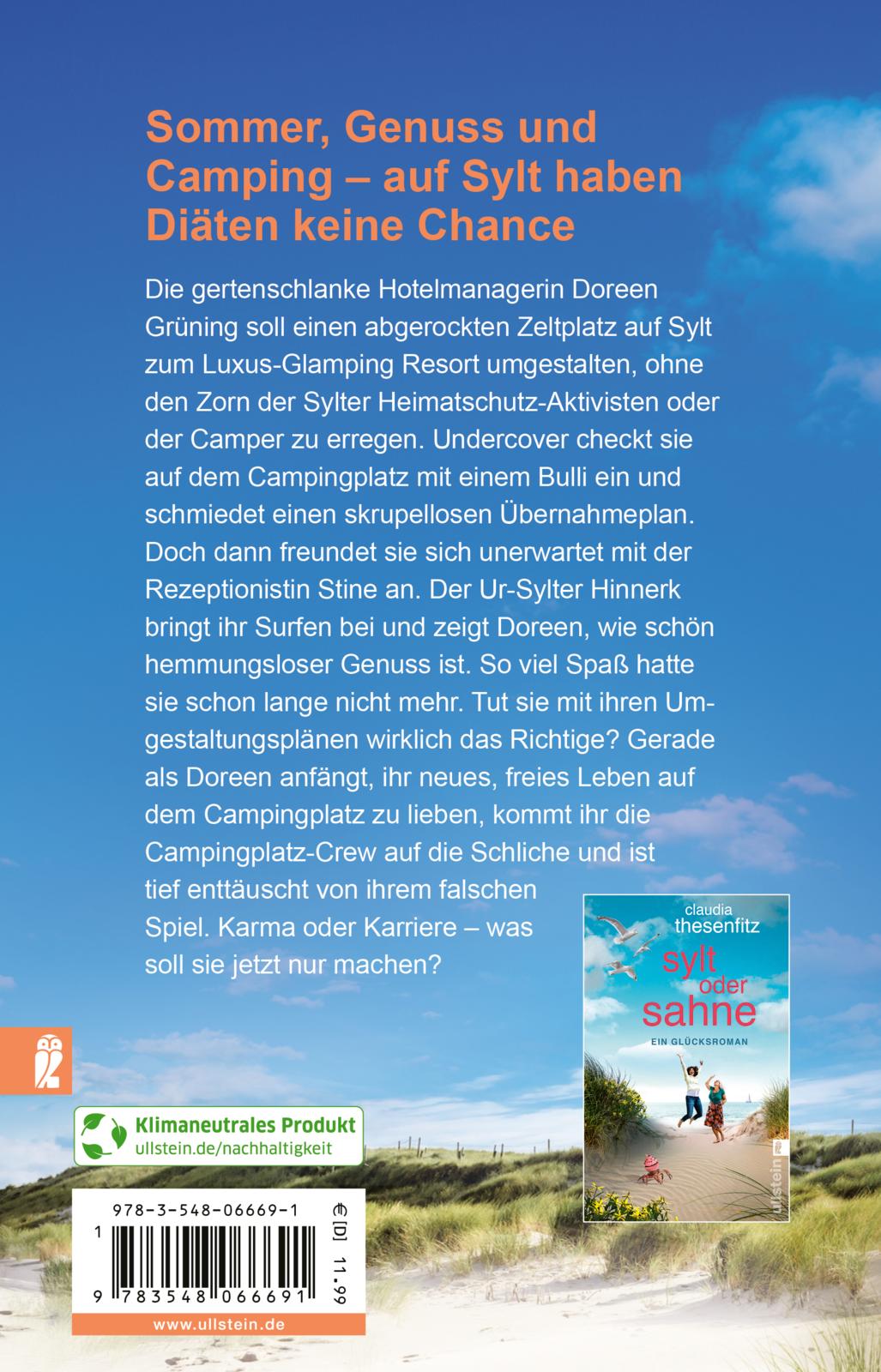 Rückseitencover Sylt oder Süßes