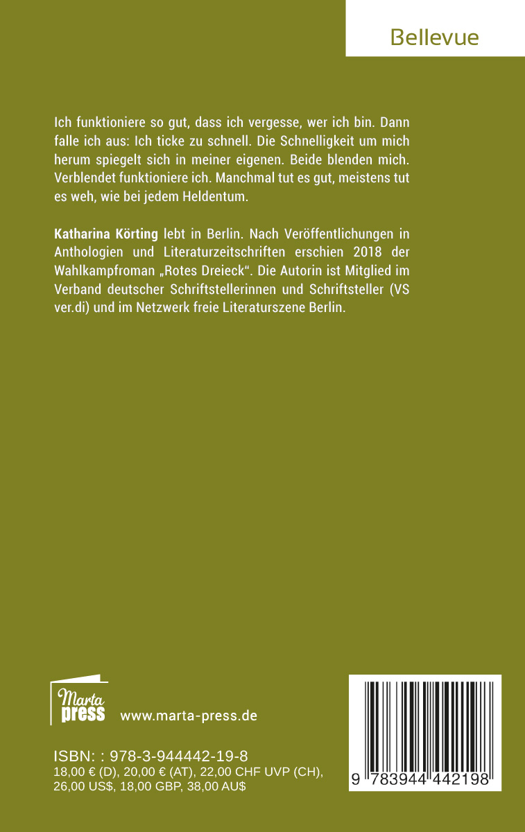 Rückseitencover Mein kaputtes Heldentum