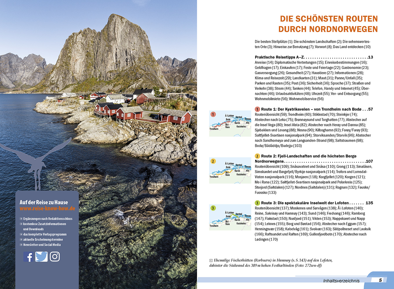 Beispielinhalt (Bild) Reise Know-How Wohnmobil-Tourguide Nordnorwegen