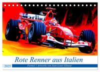 Vorderes Coverbild Rote Renner aus Italien (Tischkalender 2025 DIN A5 quer), CALVENDO Monatskalender