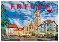 Vorderes Coverbild Erfurt - meine Stadt mit viel Herz (Wandkalender 2025 DIN A2 quer), CALVENDO Monatskalender
