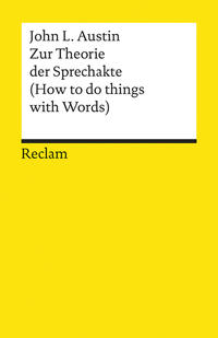 Vorderes Coverbild Zur Theorie der Sprechakte. (How to do things with Words)
