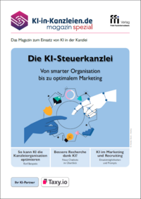 Vorderes Coverbild KI in Kanzleien-Magazin Spezial: Die KI-Steuerkanzlei