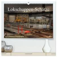 Vorderes Coverbild Lokschuppen-Schätze (hochwertiger Premium Wandkalender 2025 DIN A2 quer), Kunstdruck in Hochglanz
