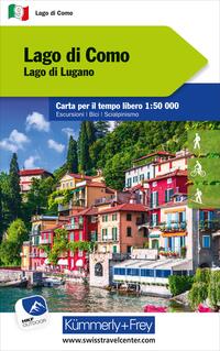 Vorderes Coverbild Kümmerly+Frey Outdoorkarte Lago di Como 1:50.000