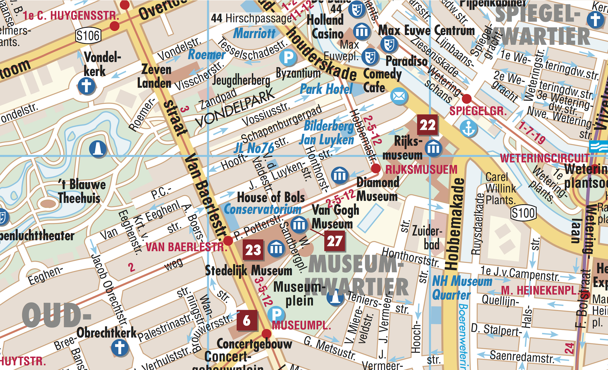 Beispielinhalt (Bild) Amsterdam, Borch Map