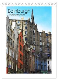 Vorderes Coverbild Edinburgh - Stadtansichten (Tischkalender 2026 DIN A5 hoch), CALVENDO Monatskalender
