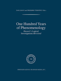Vorderes Coverbild One Hundred Years of Phenomenology