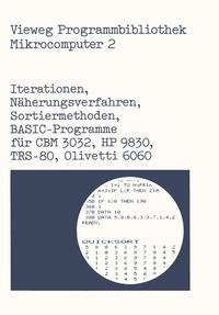 Vorderes Coverbild Iterationen, Näherungsverfahren, Sortiermethoden