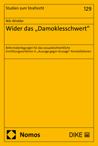 Vorderes Coverbild Wider das „Damoklesschwert“