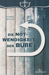 Vorderes Coverbild Die Notwendigkeit der Buße