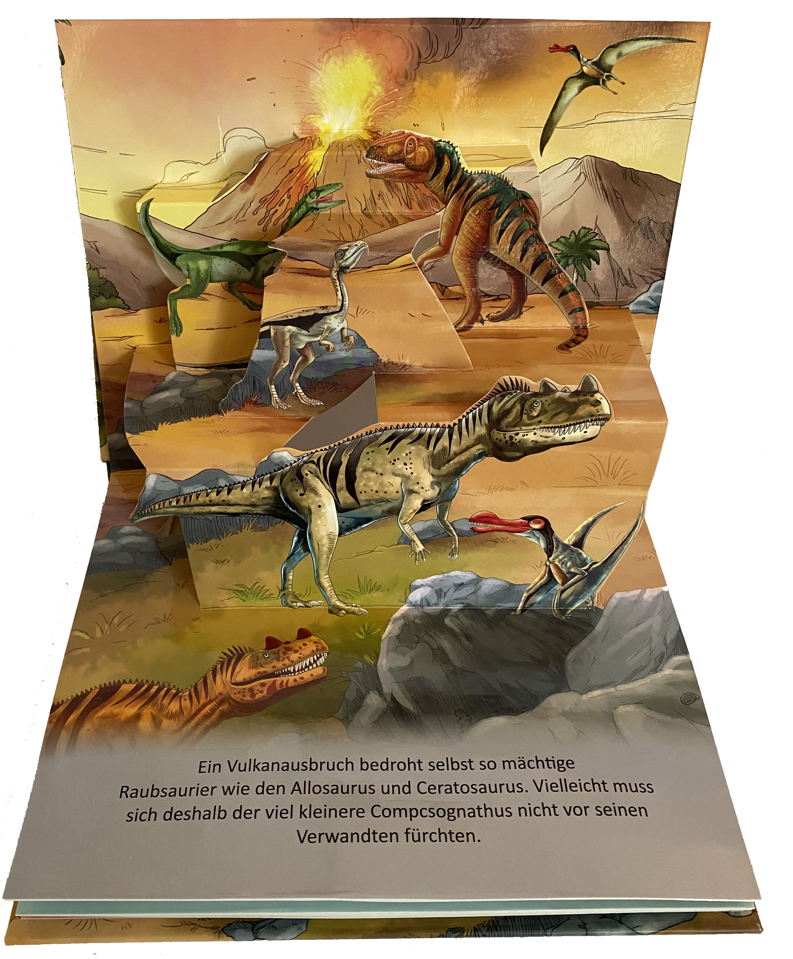 Beispielinhalt (Bild) Mein Dino Pop-up Buch