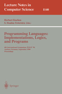 Vorderes Coverbild Programming Languages: Implementations, Logics, and Programs