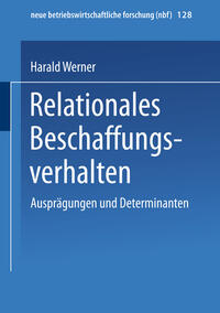Vorderes Coverbild Relationales Beschaffungsverhalten