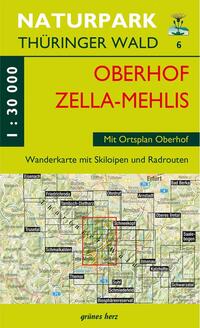 Vorderes Coverbild Wanderkarte Oberhof/Zella-Mehlis