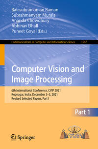 Vorderes Coverbild Computer Vision and Image Processing