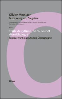 Vorderes Coverbild Traité de rythme, de couleur et d'ornithologie - Textauswahl in deutscher Übersetzung