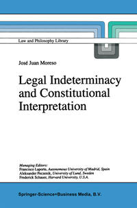 Vorderes Coverbild Legal Indeterminacy and Constitutional Interpretation