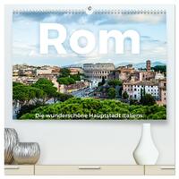 Vorderes Coverbild Rom - Die wunderschöne Hauptstadt Italiens. (hochwertiger Premium Wandkalender 2025 DIN A2 quer), Kunstdruck in Hochglanz